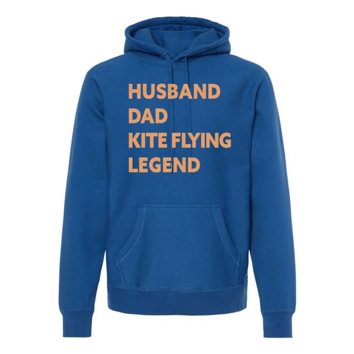 Husband Dad Kite Flying Legend Funny Kite Flyer Great Gift Premium Hoodie