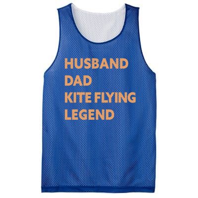 Husband Dad Kite Flying Legend Funny Kite Flyer Great Gift Mesh Reversible Basketball Jersey Tank