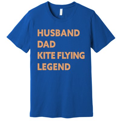 Husband Dad Kite Flying Legend Funny Kite Flyer Great Gift Premium T-Shirt