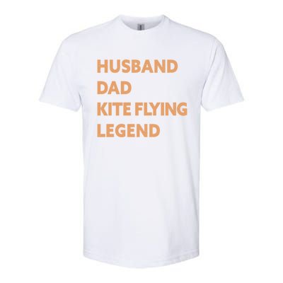 Husband Dad Kite Flying Legend Funny Kite Flyer Great Gift Softstyle® CVC T-Shirt