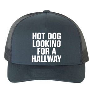 Hot Dog Looking For A Hallway Fast Food Funny Yupoong Adult 5-Panel Trucker Hat