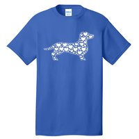 Heart Dog Lover Funny Gift Dachshund Puppy Valentines Day Gift Tall T-Shirt