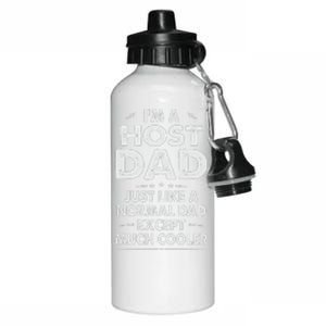 Host Dad Like Normal Dad Except Much Cooler Aluminum Water Bottle