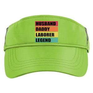 Husband Daddy Laborer Legend Retro Fathers Day Cool Gift Adult Drive Performance Visor