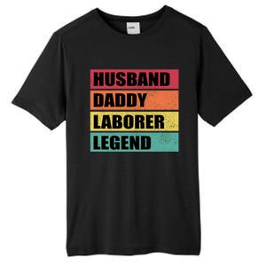 Husband Daddy Laborer Legend Retro Fathers Day Cool Gift Tall Fusion ChromaSoft Performance T-Shirt