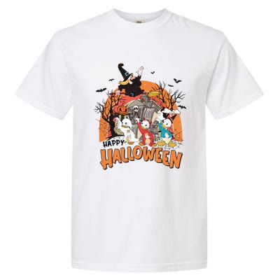 Huey Dewey Louie Duck Witch Hazel Trick Or Treat Halloween Garment-Dyed Heavyweight T-Shirt