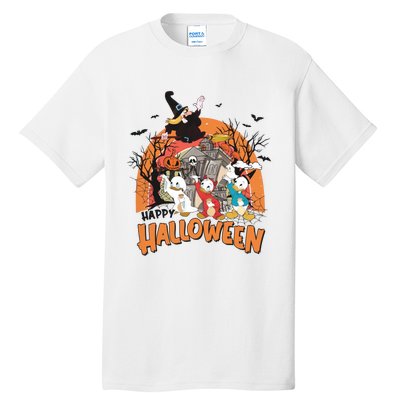 Huey Dewey Louie Duck Witch Hazel Trick Or Treat Halloween Tall T-Shirt