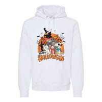 Huey Dewey Louie Duck Witch Hazel Trick Or Treat Halloween Premium Hoodie