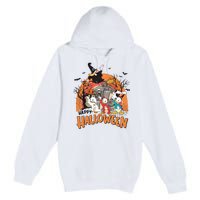 Huey Dewey Louie Duck Witch Hazel Trick Or Treat Halloween Premium Pullover Hoodie