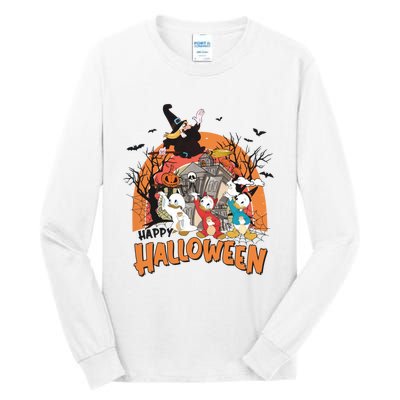 Huey Dewey Louie Duck Witch Hazel Trick Or Treat Halloween Tall Long Sleeve T-Shirt