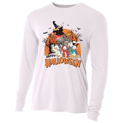 Huey Dewey Louie Duck Witch Hazel Trick Or Treat Halloween Cooling Performance Long Sleeve Crew