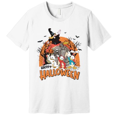 Huey Dewey Louie Duck Witch Hazel Trick Or Treat Halloween Premium T-Shirt