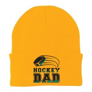 Hockey Dad Logo Knit Cap Winter Beanie