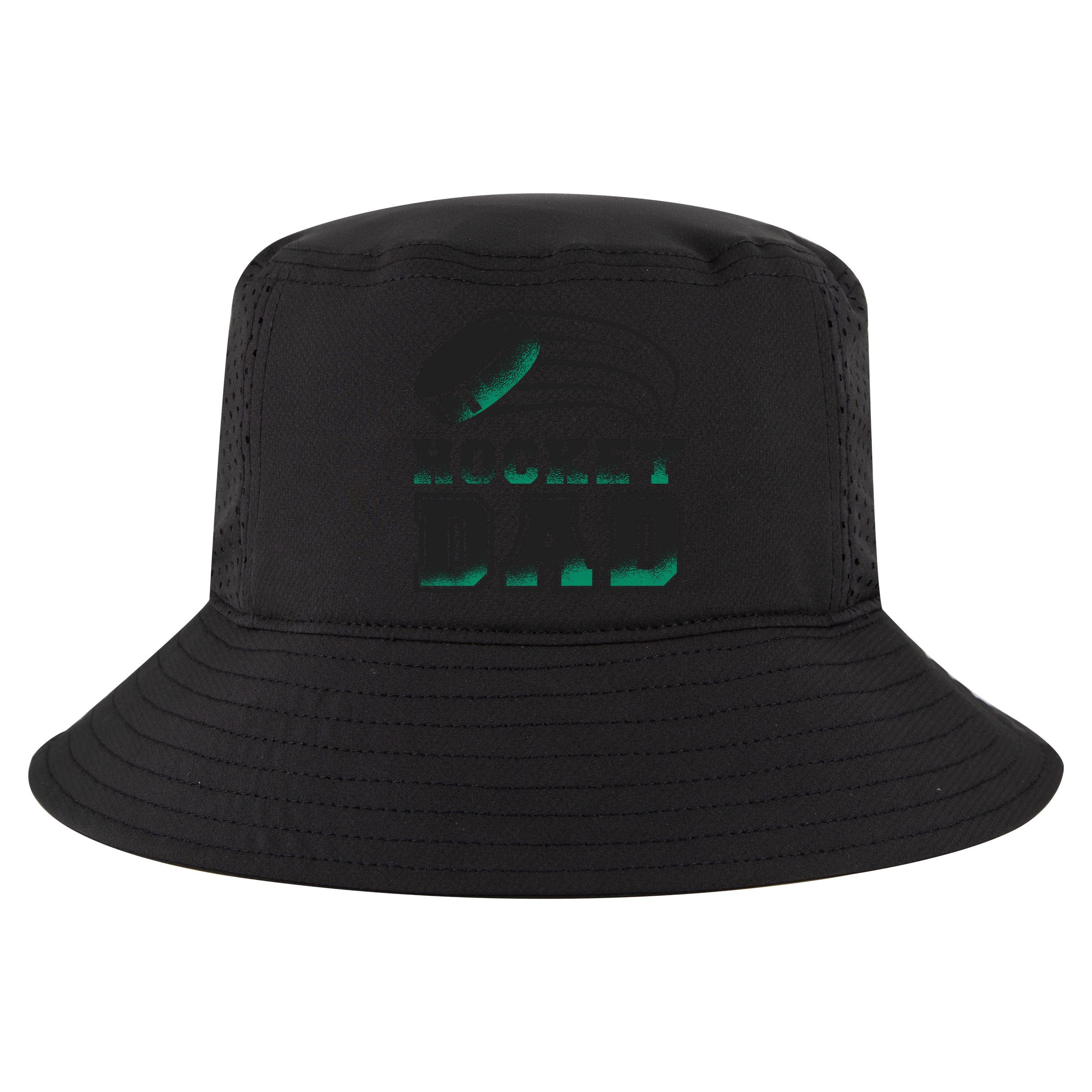 Hockey Dad Logo Cool Comfort Performance Bucket Hat