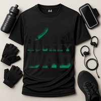Hockey Dad Logo Cooling Performance Crew T-Shirt