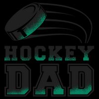 Hockey Dad Logo Cooling Performance Crew T-Shirt
