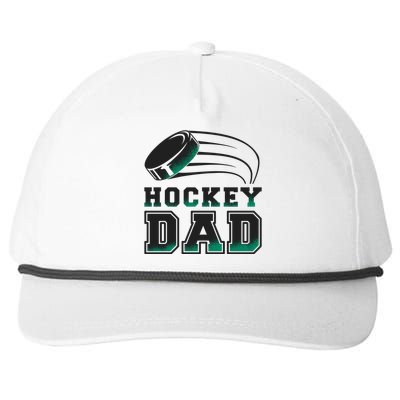 Hockey Dad Logo Snapback Five-Panel Rope Hat