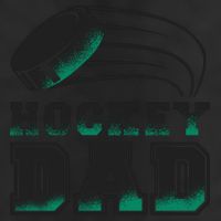 Hockey Dad Logo Adult Drive Performance Visor