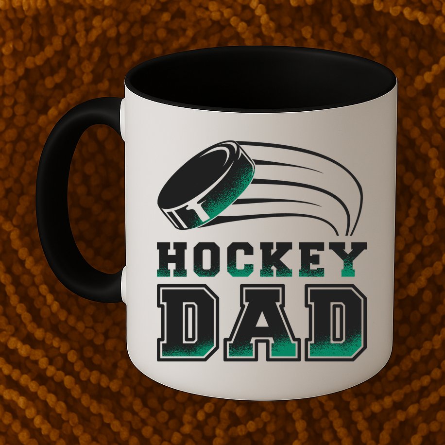 Hockey Dad Logo Mug