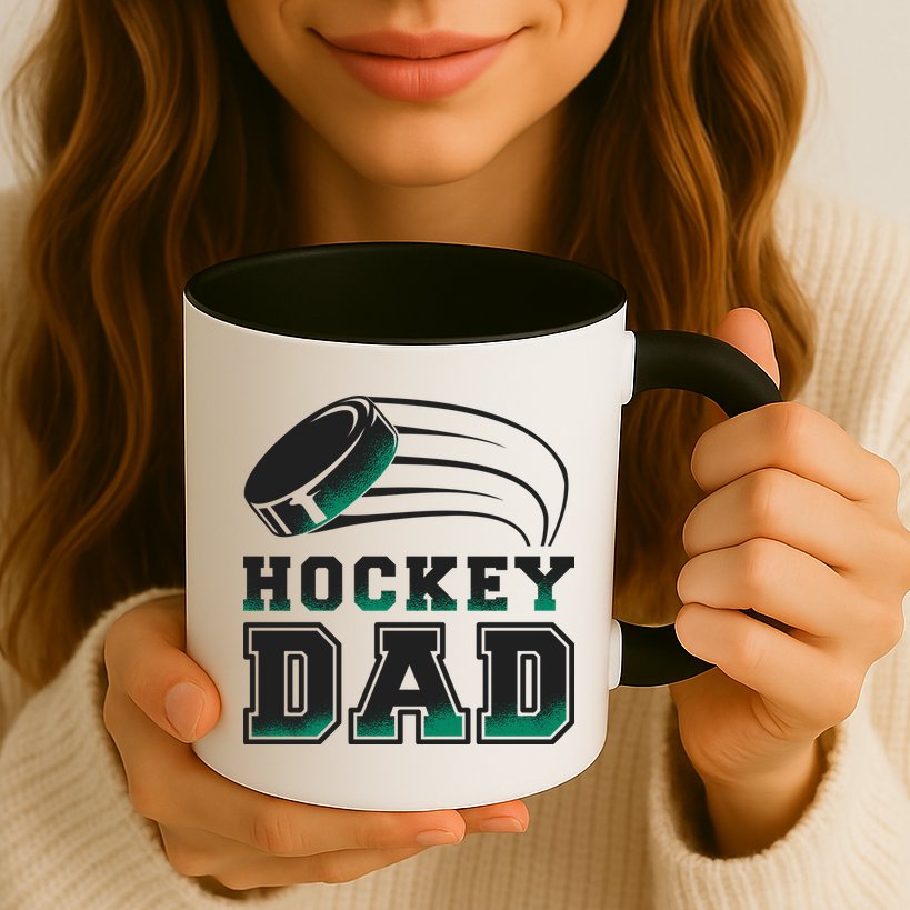 Hockey Dad Logo Mug