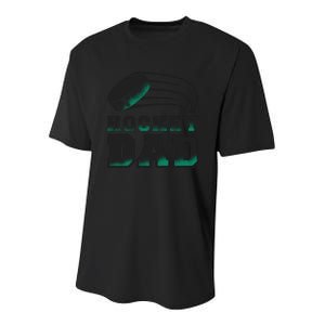 Hockey Dad Logo Youth Performance Sprint T-Shirt