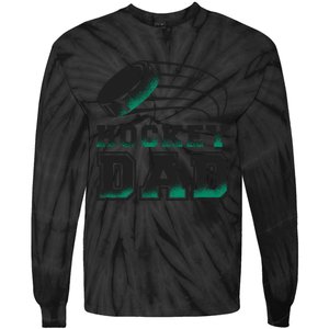 Hockey Dad Logo Tie-Dye Long Sleeve Shirt