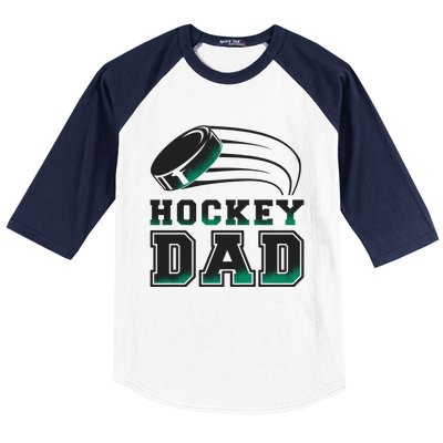 Hockey Dad Logo Baseball Sleeve Shirt