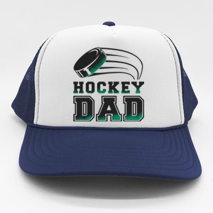 Hockey Dad Logo Trucker Hat