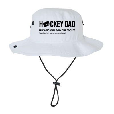 Hockey Dad Like A Normal Dad But Cooler Cute Gift Legacy Cool Fit Booney Bucket Hat