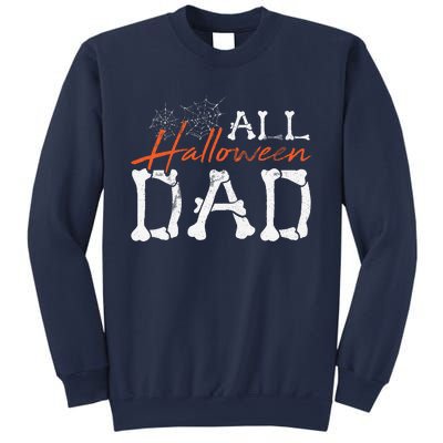 Halloween Dad Lazy Halloween Costume Spooky Creepy Bones Sweatshirt