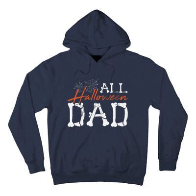 Halloween Dad Lazy Halloween Costume Spooky Creepy Bones Tall Hoodie