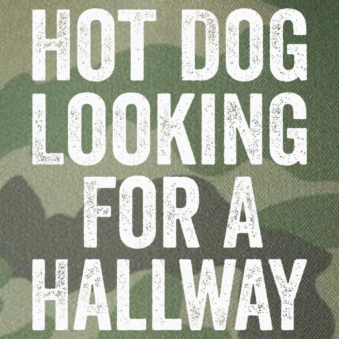 Hot Dog Looking For A Hallway Fast Food Funny Legacy Tie Dye Trucker Hat