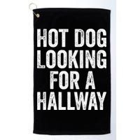 Hot Dog Looking For A Hallway Fast Food Funny Golf Towel