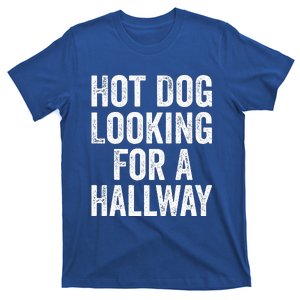 Hot Dog Looking For A Hallway Fast Food Funny T-Shirt