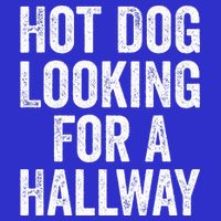 Hot Dog Looking For A Hallway Fast Food Funny Zip Tote Bag