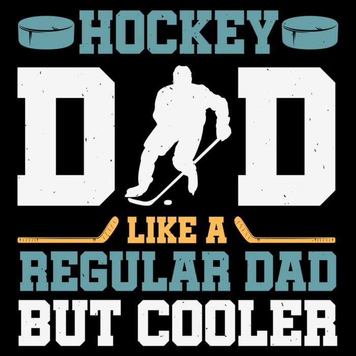 Hockey Dad Like A Regular Dad But Cooler Great Fathers Day Funny Gift Impact Tech Backpack