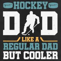 Hockey Dad Like A Regular Dad But Cooler Great Fathers Day Funny Gift Adult Drive Performance Visor