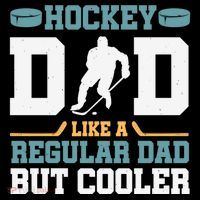 Hockey Dad Like A Regular Dad But Cooler Great Fathers Day Funny Gift Cooling Performance Long Sleeve Crew