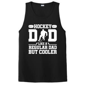 Hockey Dad Like A Regular Dad But Cooler Funny Gift PosiCharge Competitor Tank