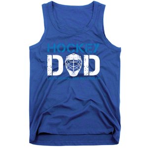 Hockey Dad Like Normal Dad But Cooler Ice Hockey Dad Gift Tank Top