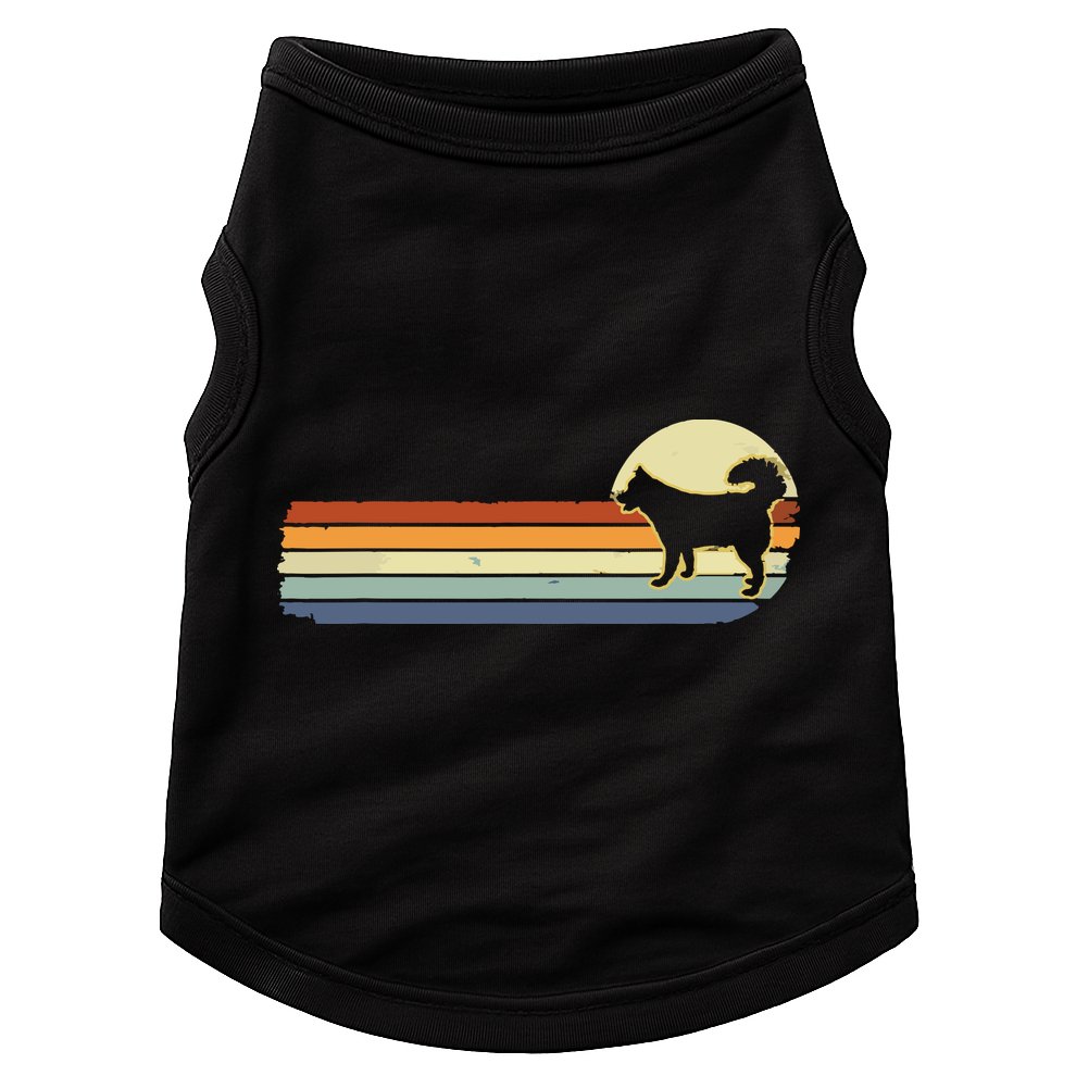 Husky Dog Lover Gift Retro Vintage Silhouette Doggie Tank