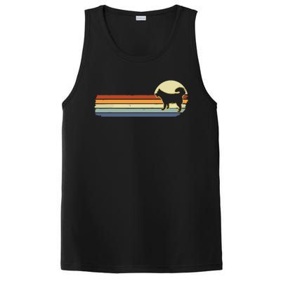 Husky Dog Lover Gift Retro Vintage Silhouette PosiCharge Competitor Tank