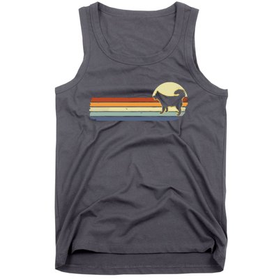 Husky Dog Lover Gift Retro Vintage Silhouette Tank Top