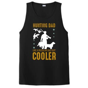 Hunting Dad Like A Regular Dad But Cooler Father Papa Funny Meaningful Gift PosiCharge Competitor Tank