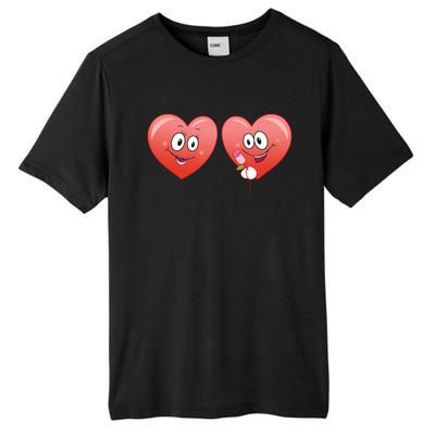 Heart Design Love Partnership Rotic Partner Heart Gift Tall Fusion ChromaSoft Performance T-Shirt