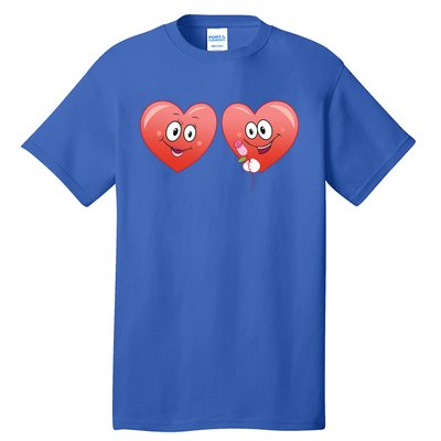 Heart Design Love Partnership Rotic Partner Heart Gift Tall T-Shirt