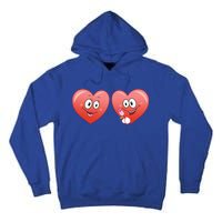 Heart Design Love Partnership Rotic Partner Heart Gift Tall Hoodie