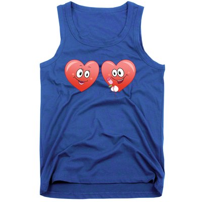 Heart Design Love Partnership Rotic Partner Heart Gift Tank Top