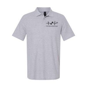 Heartbeat Dog Life Is Better With Dog Around Dog Quote Softstyle Adult Sport Polo