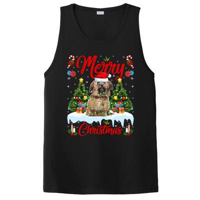 Havanese Dog Lights Xmas Tree Santa Havanese Christmas Great Gift PosiCharge Competitor Tank